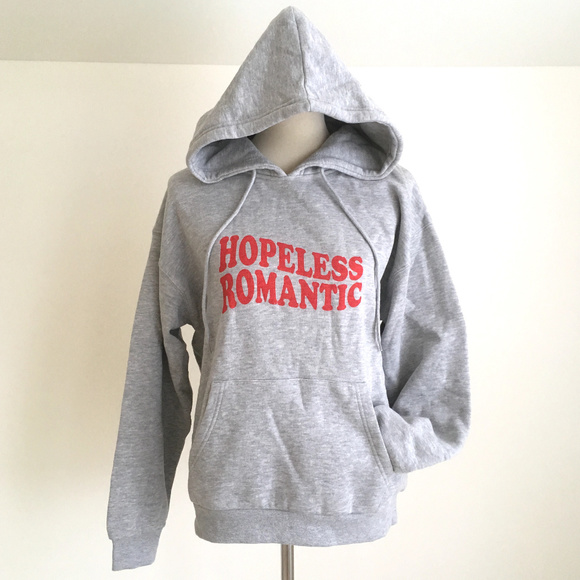 Forever 21 Sweaters - NWT Forever 21 Hopeless Romantic Hoodie Sweatshirt